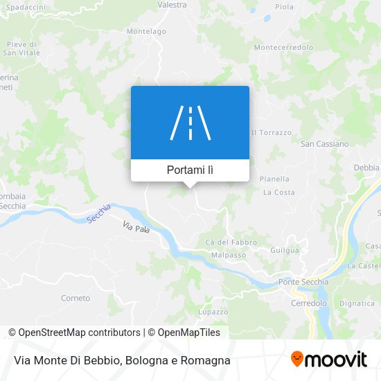 Mappa Via Monte Di Bebbio