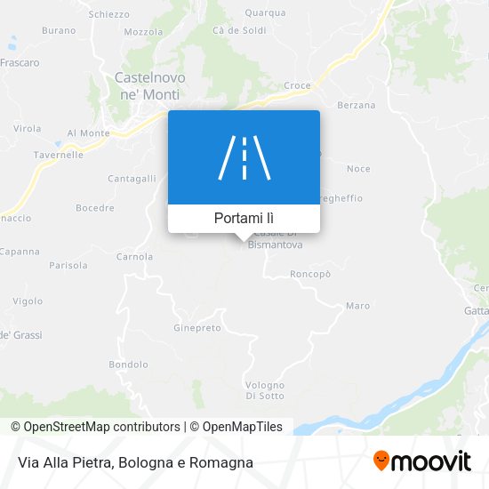Mappa Via Alla Pietra