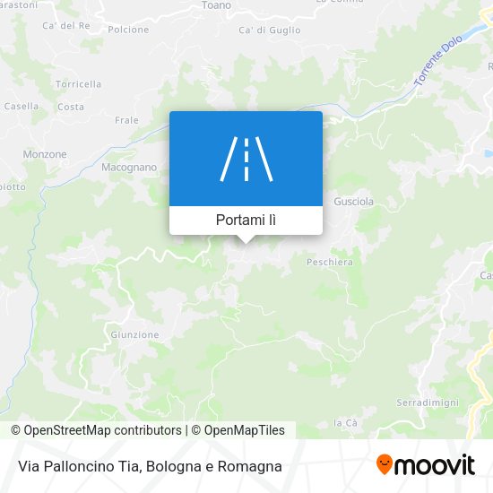 Mappa Via Palloncino Tia