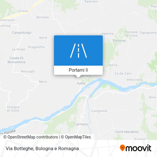 Mappa Via Botteghe