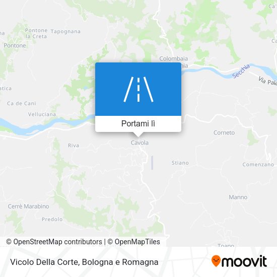 Mappa Vicolo Della Corte