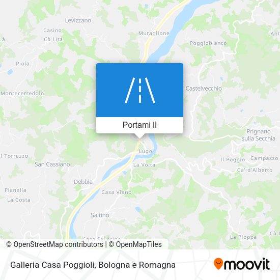 Mappa Galleria Casa Poggioli