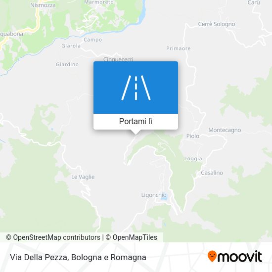 Mappa Via Della Pezza