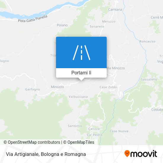 Mappa Via Artigianale