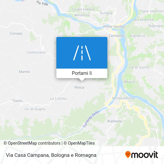 Mappa Via Casa Campana