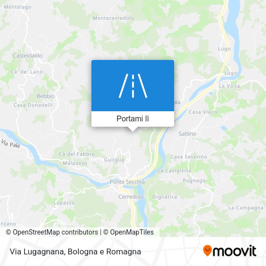 Mappa Via Lugagnana