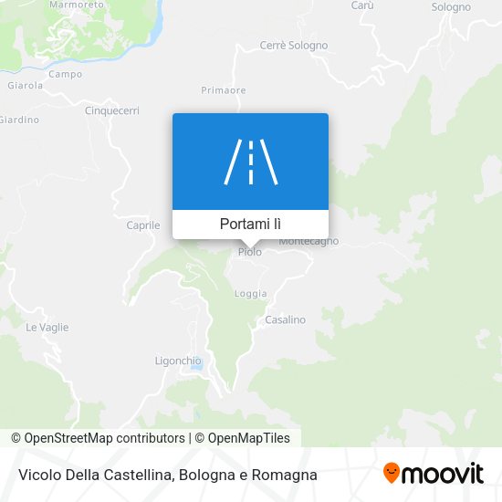 Mappa Vicolo Della Castellina