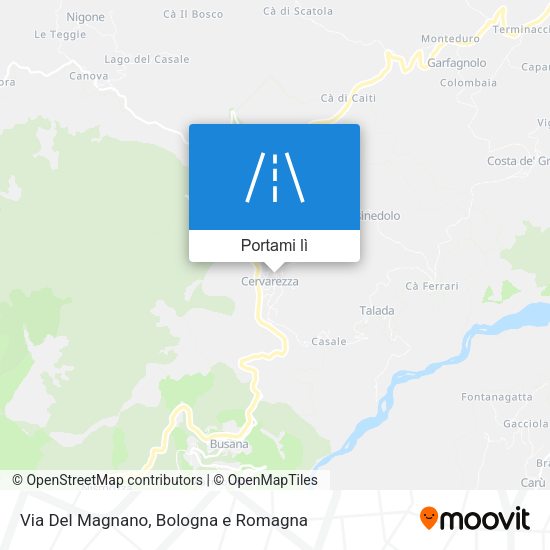 Mappa Via Del Magnano