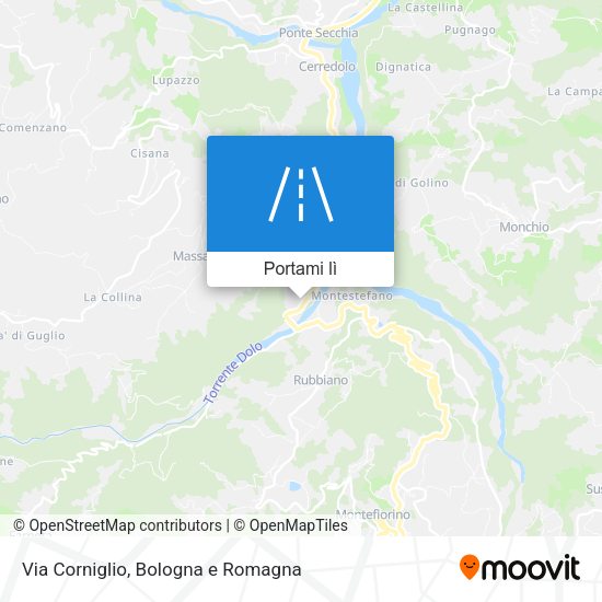 Mappa Via Corniglio