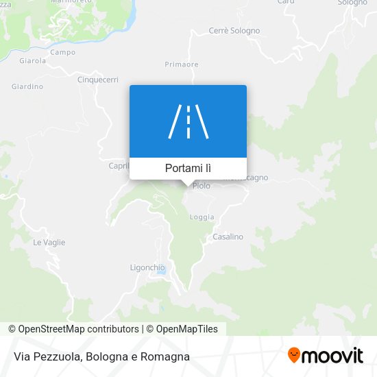 Mappa Via Pezzuola