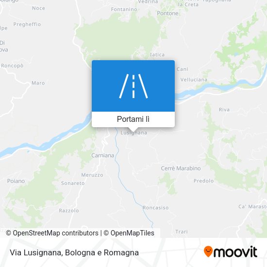 Mappa Via Lusignana