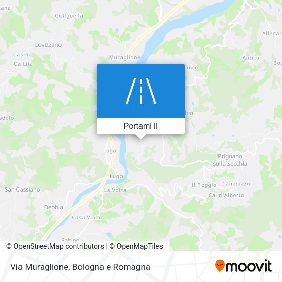 Mappa Via Muraglione