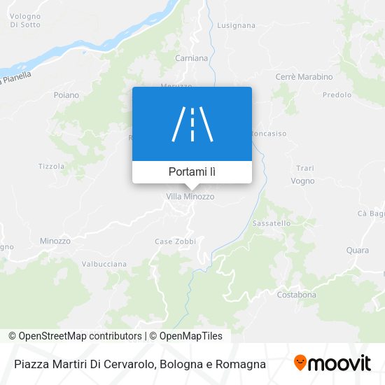 Mappa Piazza Martiri Di Cervarolo