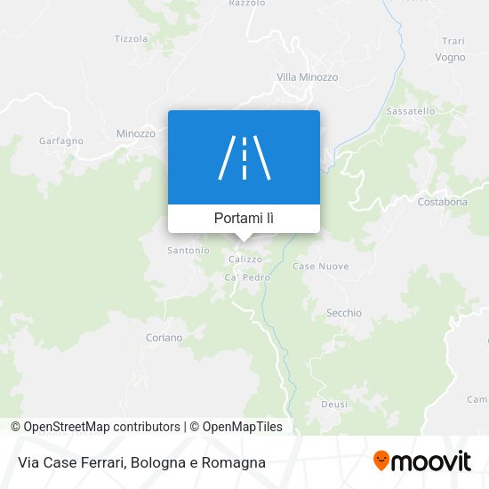 Mappa Via Case Ferrari