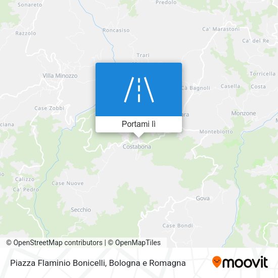 Mappa Piazza Flaminio Bonicelli