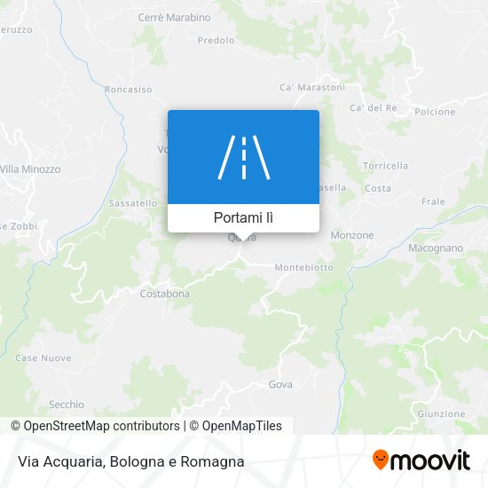 Mappa Via Acquaria