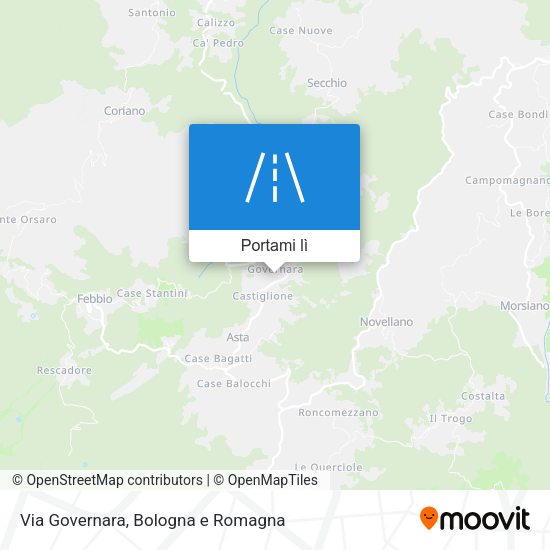 Mappa Via Governara