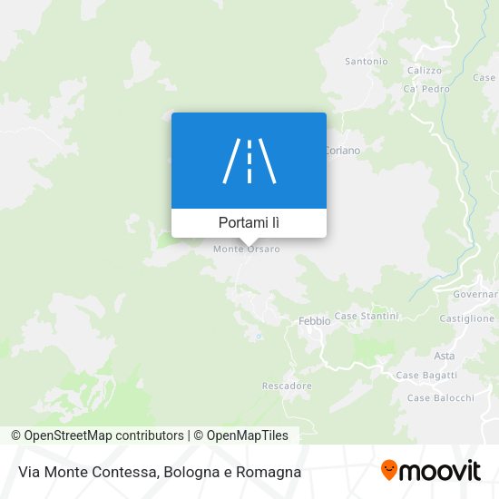 Mappa Via Monte Contessa