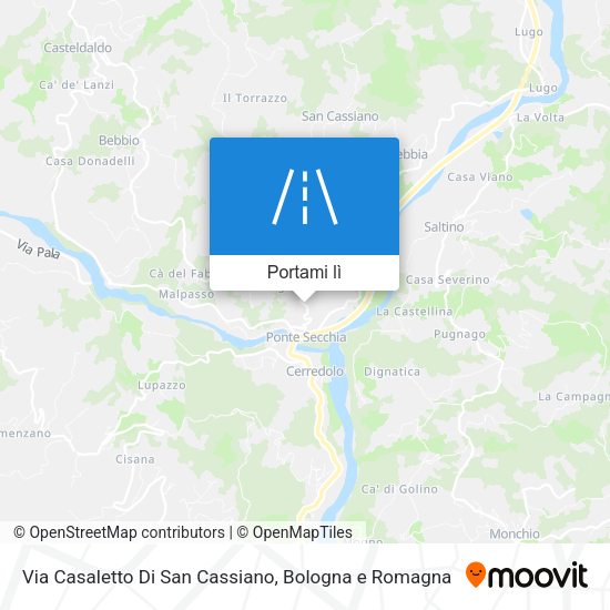 Mappa Via Casaletto Di San Cassiano