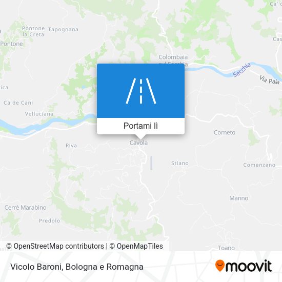 Mappa Vicolo Baroni