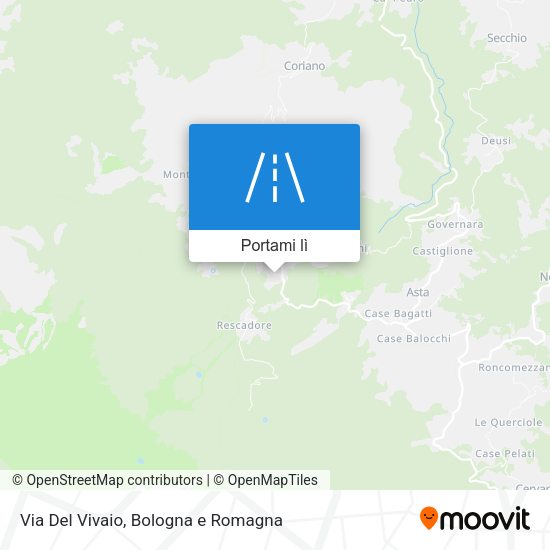 Mappa Via Del Vivaio
