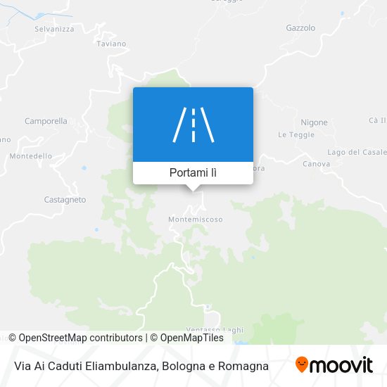 Mappa Via Ai Caduti Eliambulanza