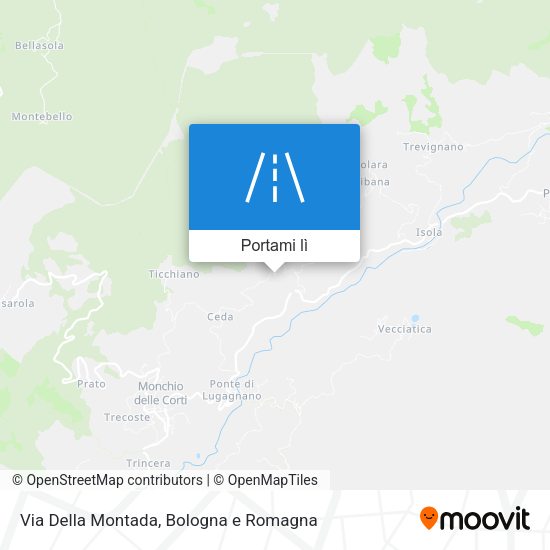 Mappa Via Della Montada