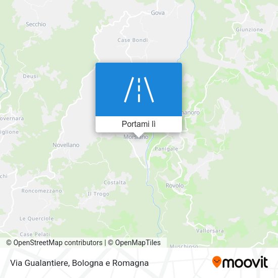 Mappa Via Gualantiere
