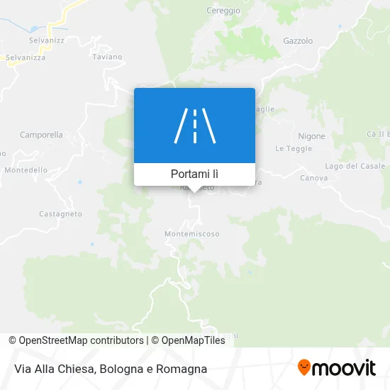 Mappa Via Alla Chiesa