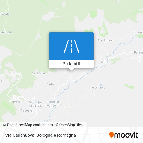 Mappa Via Casanuova