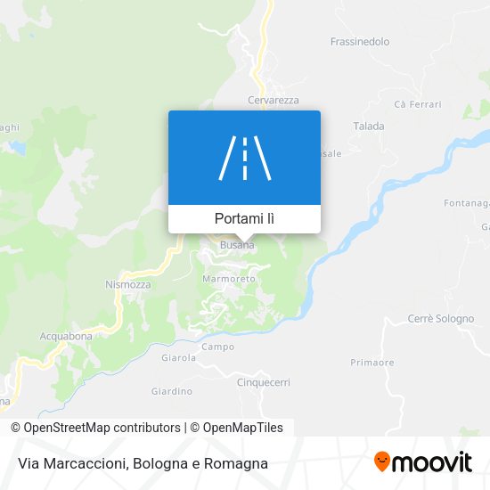 Mappa Via Marcaccioni