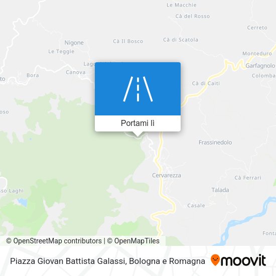 Mappa Piazza Giovan Battista Galassi