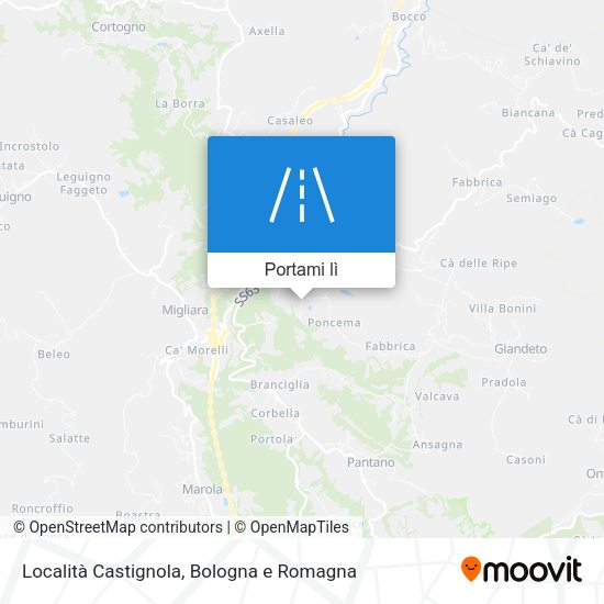 Mappa Località Castignola