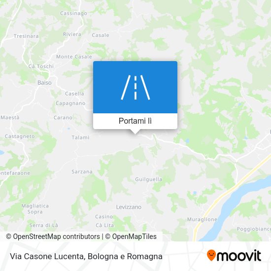 Mappa Via Casone Lucenta