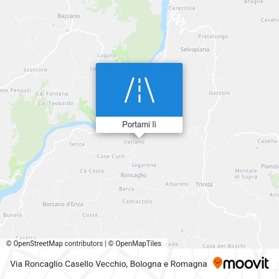 Mappa Via Roncaglio Casello Vecchio