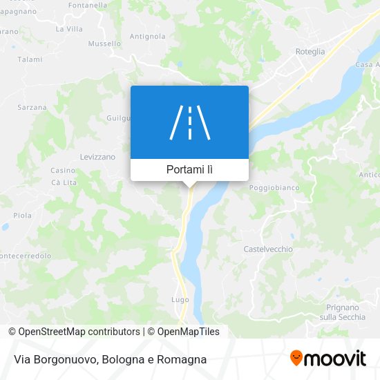 Mappa Via Borgonuovo
