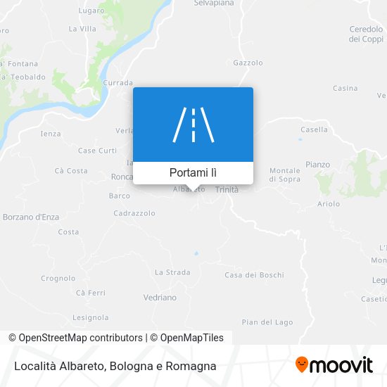 Mappa Località Albareto