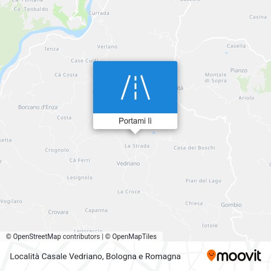 Mappa Località Casale Vedriano