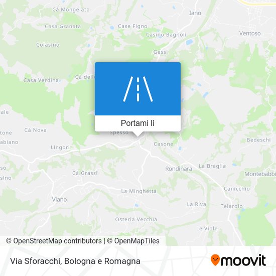 Mappa Via Sforacchi