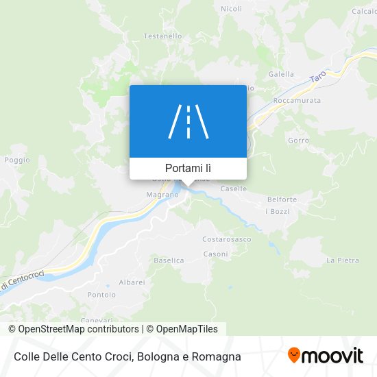 Mappa Colle Delle Cento Croci