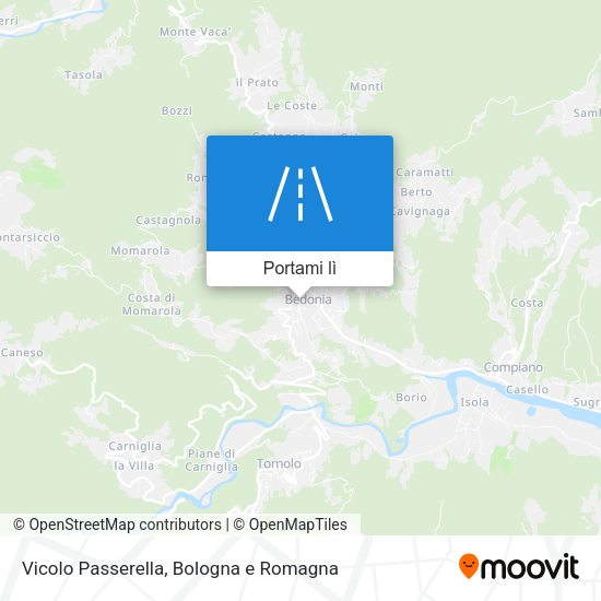 Mappa Vicolo Passerella