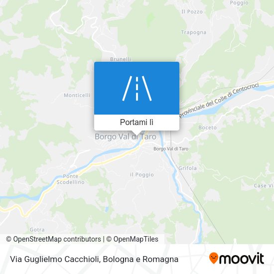 Mappa Via Guglielmo Cacchioli