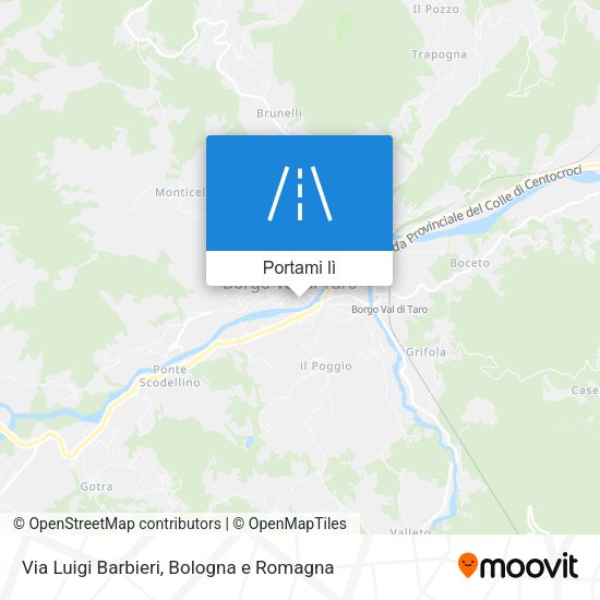 Mappa Via Luigi Barbieri