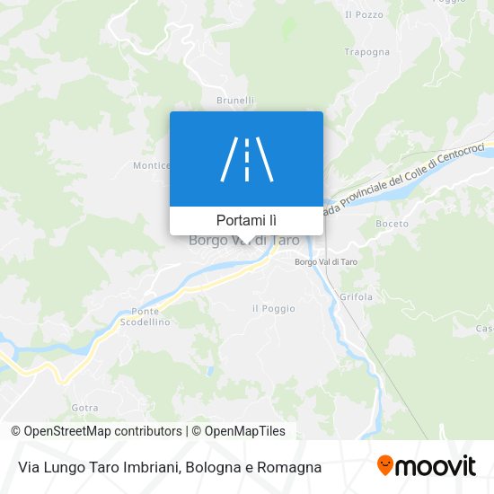 Mappa Via Lungo Taro Imbriani