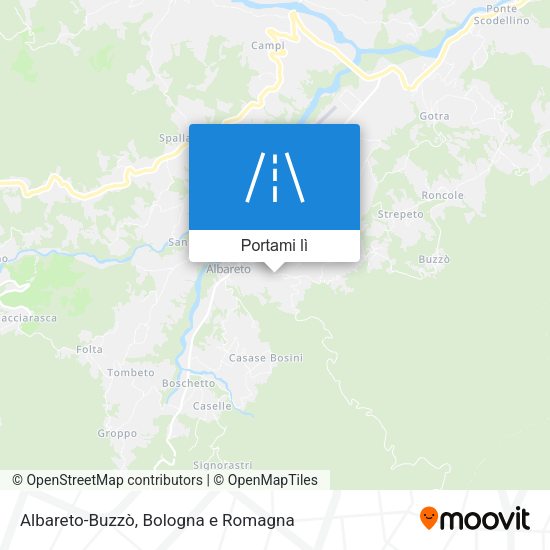 Mappa Albareto-Buzzò
