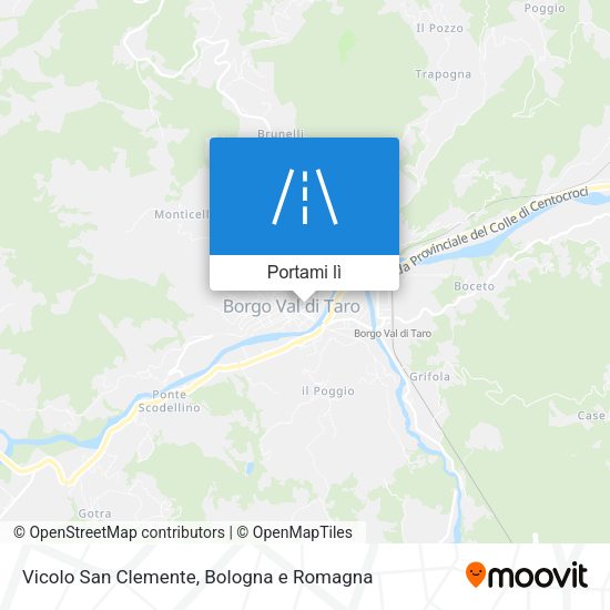 Mappa Vicolo San Clemente