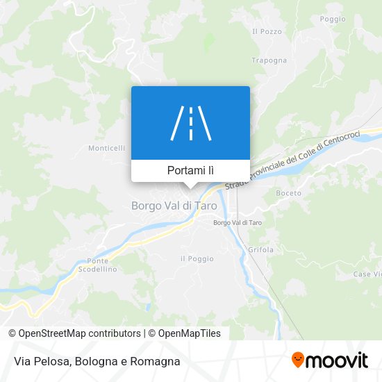 Mappa Via Pelosa