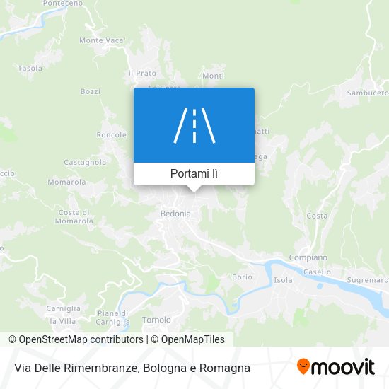 Mappa Via Delle Rimembranze