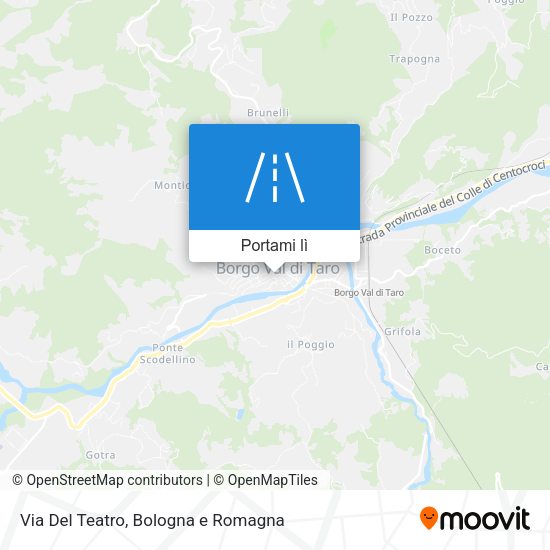 Mappa Via Del Teatro
