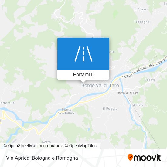 Mappa Via Aprica